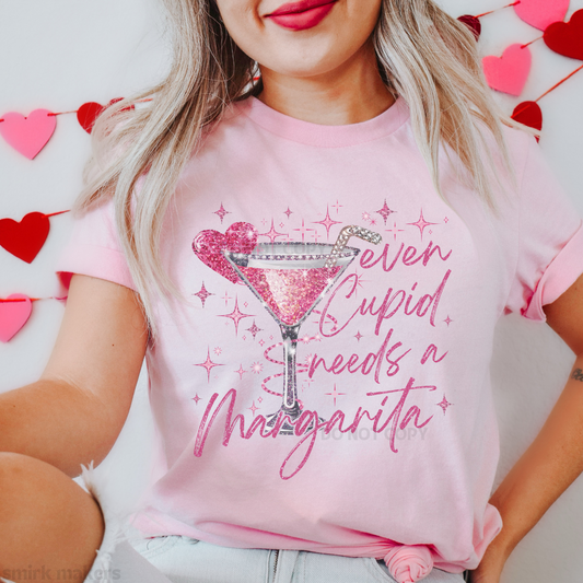 Valentine's Cupid Margarita Tee