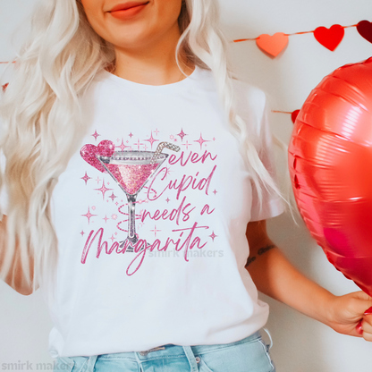 Valentine's Cupid Margarita Tee