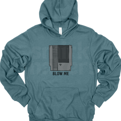 Blow Me - Funny Blue Hoodie